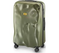 Icon Cabin | Trolley Rigido Bagaglio a Mano (55x40x22 cm) Design Italiano 35 L Capacità 4 ruote girevoli 100% in Policarbonato Chiusura a combinazione Green Olive (S)