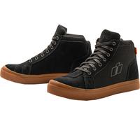 Icon Carga Scarpe da moto, nero-marrone, taglia 42 per maschi