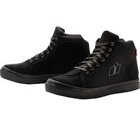 Icon Carga Scarpe da moto, nero, Taglia 48,5