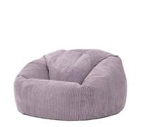 icon Classico Poltrona Sacco, Lilla, Velluto a Coste, Pouf Poltrona con Riempimento Incluso, Pouf Sacco, Camera da Letto, Soggiorno, Mobili Soggiorno