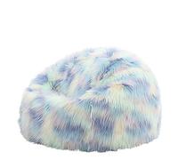 icon Classico Poltrona Sacco, Unicorno, Pelliccia Falsa, Pouf Poltrona con Riempimento Incluso, Pouf Sacco, Camera da Letto, Soggiorno, Mobili Soggiorno