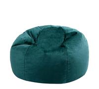 icon Classico Poltrona Sacco, Verde Acqua, Sedia Velluto, Pouf Poltrona con Riempimento Incluso, Pouf Sacco, Camera da Letto, Soggiorno, Mobili Soggiorno