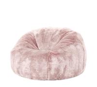 icon Lussouso Kids Eco-Pellicia Classica Poltrona Sacco, Rosa Chairo, 65cm x 45cm, Pouf Poltrona Sacco in Eco-Pellicia Adatto a Ragazzi e Regazze, Legero e Portatile Poltrona Sacco per Zone Giorno