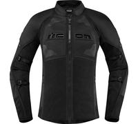 Icon Contra 2 Giacca moto in tessuto Ladies, nero, taglia 3XL per donne