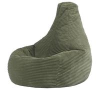 icon Dalton Bambini Pouf Sacco, Pouf Sacco con Riempimento Inclusa, Tessuto Velluto a Coste, Sedia comoda, Camera per Bambini, Camera da Letto, Mobili Della Camera da Letto, Verde Salvia