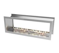 Icon Fires Slimline Firebox,9,8 Kw ,2-seitiger Einbaukamin,9 Ore Cottura Tempo