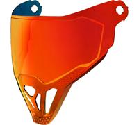 Icon ForceShield 22.06 visiera specchiata, Iridio Rosso, Taglia unica