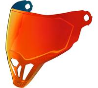 Icon ForceShield visiera specchiata, Iridio Rosso, Taglia unica