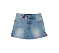 Icon gonna pantalone corta in denim lavaggio blu YXXL