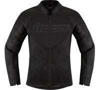 Icon Hooligan Giacca tessile moto donna, nero, Taglia 3XL