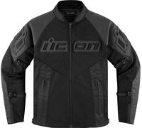 Icon Mesh AF, giacca in pelle/tessuto M male Nero