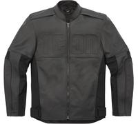 Icon Motorhead3 Giacca in pelle / tessuto da moto, nero, Taglia M