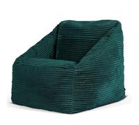 icon Natalia Pouf Bambini, Verde Acqua, Velluto a Coste, Pouf Poltrona, Poltrona Sacco con Riempimento Incluso, Sedia Bambini, Mobili Camera da Letto