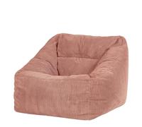 icon Natalia Pouf Poltrona, Rosa, Velluto a Coste, Grande Pouf Sacco con Riempimento Incluso, Comoda Poltrona, Poltrona Sacco, Camera da Letto, Soggiorno, Mobili Soggiorno