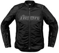 Icon Overlord3, giacca tessile donna L female Nero/Grigio
