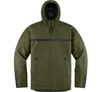 Icon PDX 3 Giacca tessile moto, grigio/nero/blu, Taglia M