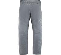 Icon PDX 3 pantaloni tessili moto impermeabili, grigio, taglia L per maschi