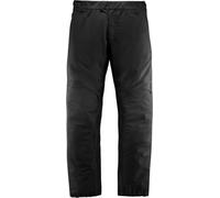 Icon PDX 3 pantaloni tessili moto impermeabili, nero, taglia XL per maschi