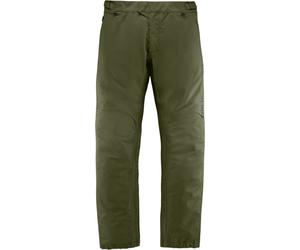 Icon PDX 3 pantaloni tessili moto impermeabili, verde, taglia 3XL per maschi