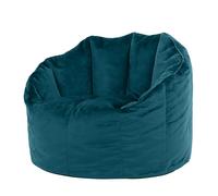 icon Sirena Pouf Poltrona, Verde Acqua, Sedia Velluto, Grande Pouf Sacco con Riempimento Incluso, Poltrona Conchiglia, Camera da Letto, Soggiorno, Mobili Soggiorno