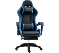 Icon Space Sedia da Gaming Blu Altezza Regolabile Reclinabile 65x65x121-129 cm