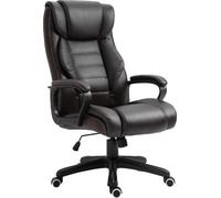 Icon Space Sedia Ergonomica con Ruote Braccioli e Poggiatesta in Ecopelle colore Nero