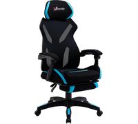 Icon Space Sedia Gaming con Supporto Regolabile in Tessuto Nero 516Bu921