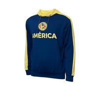 Icon Sports Federacion Mexicana de Futbol Asociacion Club America - Felpa con Cappuccio, da Uomo, Taglia M, Colore: Blu Navy
