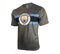 Icon Sports Maglietta da Uomo a Maniche Corte in Poliestere Manchester City F.C., Maglietta da Calcio per Adulti (Confezione da 1)