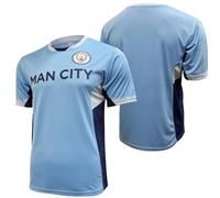 Icon Sports Polyshirt Camicia, Man City Wordmark Auf der Vorderseite, M Uomo