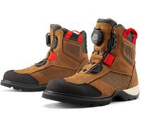 Icon Stormhawk, stivali corti impermeabili 11 US male Marrone/Nero/Rosso