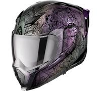 Icon Ultraflite Opal Mandala, casco integrale L female Lilla/Verde/Nero