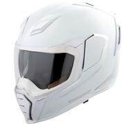 Icon Ultraflite Solid, casco integrale M female Bianco