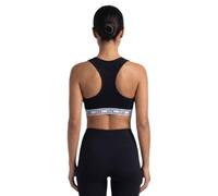 ICON underwear Brassiere Donna, Bralette Sfoderata, Top Elasticizzato, Doppio Rinforzo Frontale Nero S (s)