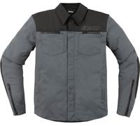 Icon Upstate Canvas, giacca in tessuto XL male Grigio/Nero