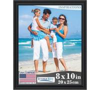 Icona Bay Cornice Nera 20x25 cm, Modanatura Splendidamente Dettagliata, Set Cornice Contemporanea, Montaggio a Parete o Tavolo, Collezione Inspirations