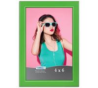 Icona Bay - Cornice portafoto 10x15 cm Verde - Cornice portafoto in legno massello colorato in stile scandinavo - Collezione Pizzazz