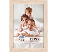 Icona Bay - Cornice portafoto in rovere chiaro 13x18 cm - Cornice in legno composito in stile moderno - Tavolo o montaggio a parete - Collezione Bliss