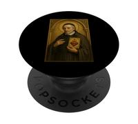 Icona cattolica di San Giovanni Eudes PopSockets PopGrip Adesivo