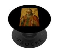 Icona cattolica di San Gregorio Magno PopSockets PopGrip Adesivo