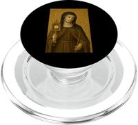 Icona cattolica di Santa Chiara d'Assisi PopSockets PopGrip per MagSafe