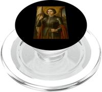 Icona cattolica di Santa Giovanna d'Arco PopSockets PopGrip per MagSafe