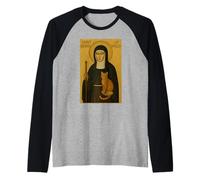 Icona cattolica: Giuliana di Norwich Maglia con Maniche Raglan