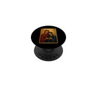 Icona cattolica ortodossa di Sant'Anna e Maria Madre di Dio PopSockets PopGrip Adesivo