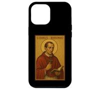Icona cattolica romana di Saint Charles Borromeo Custodia per iPhone 12 Pro Max