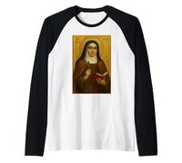Icona cattolica Romana di Santa Edith Stein Maglia con Maniche Raglan