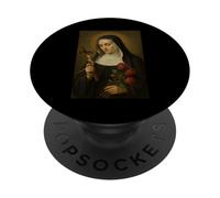 Icona cattolica romana di St. Rita di Cascia PopSockets PopGrip Adesivo