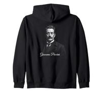 Icona Classica Compositore Opera Giacomo Puccini Felpa con Cappuccio