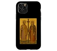 Icona cristiana ortodossa di Costantino ed Elena Custodia per iPhone 11 Pro