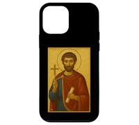 Icona cristiana ortodossa di San Giustino martire Custodia per iPhone 12 mini